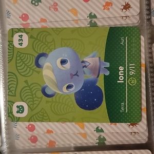 Animal Crossing Amiibo Card, Ione
